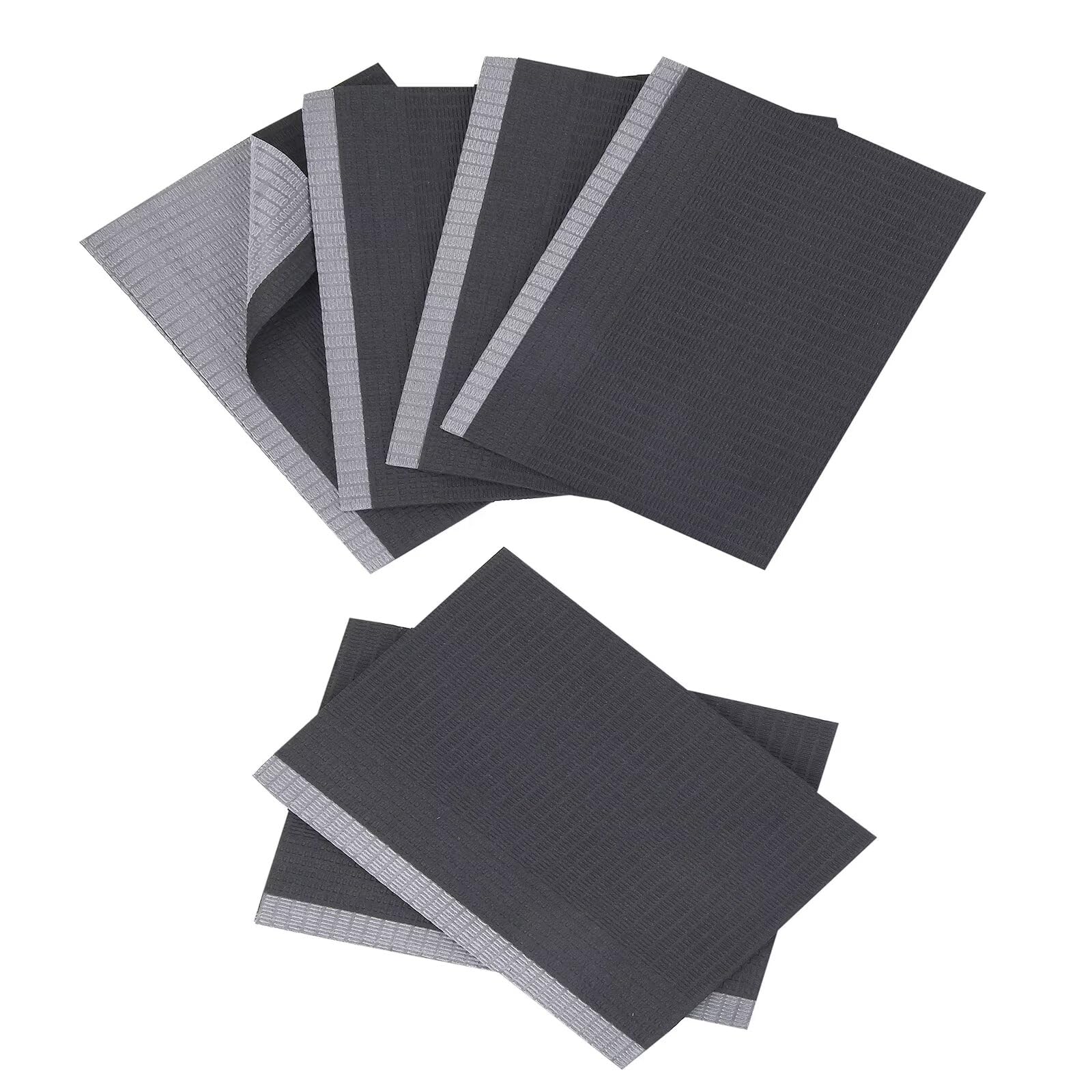 **50 PCS Disposable Dental Bibs - 3 Ply Waterproof Tattoo & Nail Salon Bibs (13
