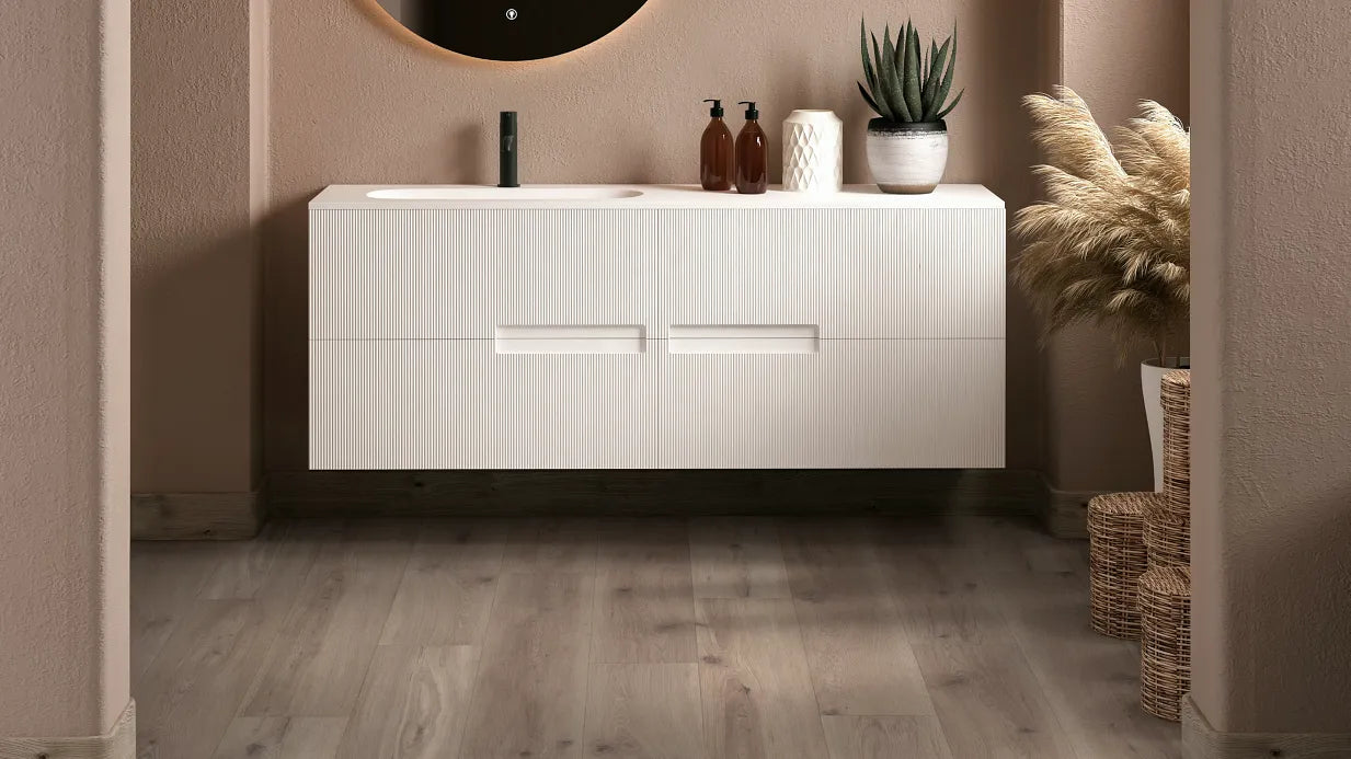 Coretec Plus Premium Luxury Vinyl Plank Flooring - Mist Oak 9