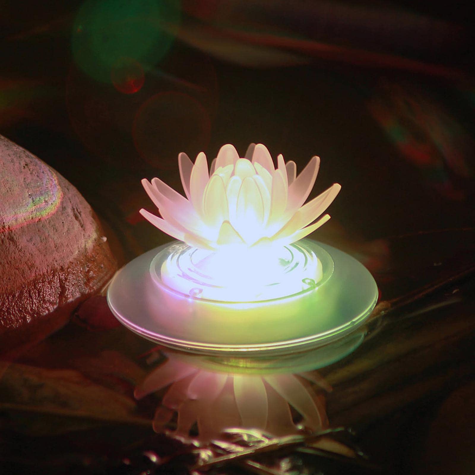 XIAOL Solar Floating Pool Lights - Waterproof LED Multicolor Submersible Pond Lights for Outdoor Swimming Pools, Gardens & Fountains - Perfect for Nighttime Pool Decor, Landscape Lighting & Backyard Ambiance