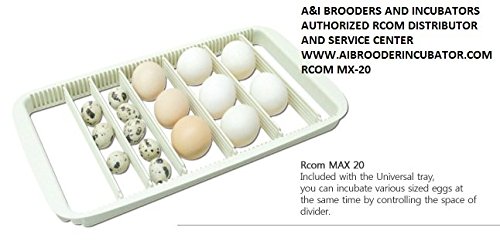 Universal Egg Tray for RCOM Max Pro & USB 20 Incubators - Durable Egg Holder for Poultry, Quail & Chicken Eggs - Perfect for Hatching, Breeding & Farm Use