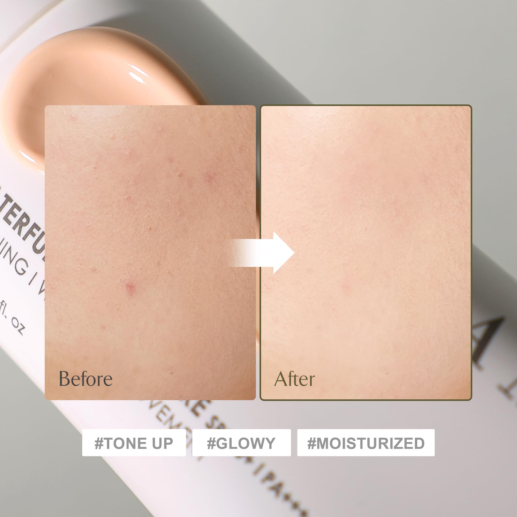 LA MUSE Waterfull Crème Solare SPF 30 - 1.69 fl oz Natural Tone-Up Sunscreen | Hydrating Glow Moisturizer for All Skin Tones | Non-Greasy, Dewy Finish | Daily UV Protection & Skin Brightening | Perfect for Beach Days & Summer Outdoor Activities