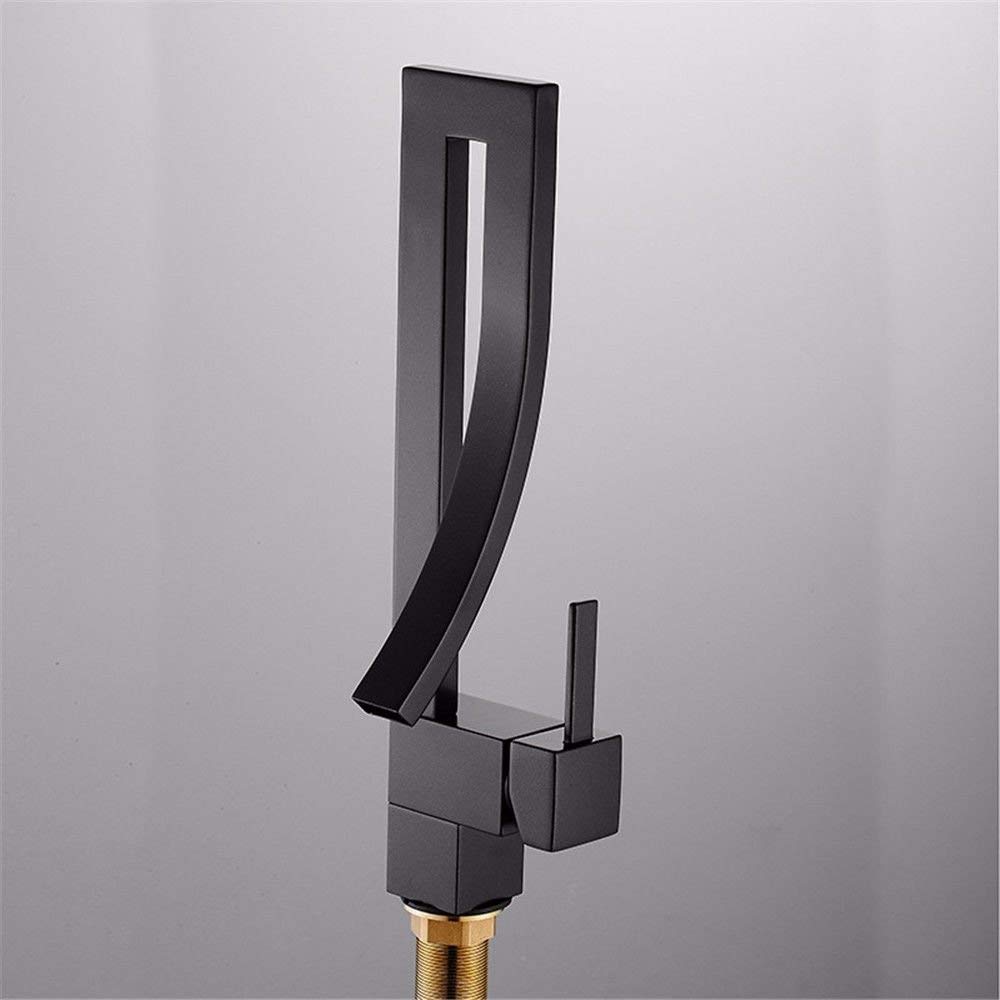 ZKS-KS Modern 1 Hole Bathroom Sink Faucet - Single Handle Mixer Tap for Cold Water - Perfect for Small Bathrooms, Powder Rooms & Vanities