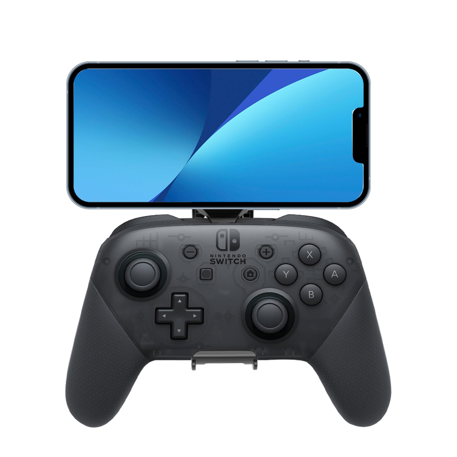 NBCP Magnetic Phone Mount for Nintendo Switch Controller - Universal Gaming Phone Holder with MagSafe, Compatible with Switch & Switch Lite Pro - Perfect for Hands-Free Gaming & Streaming