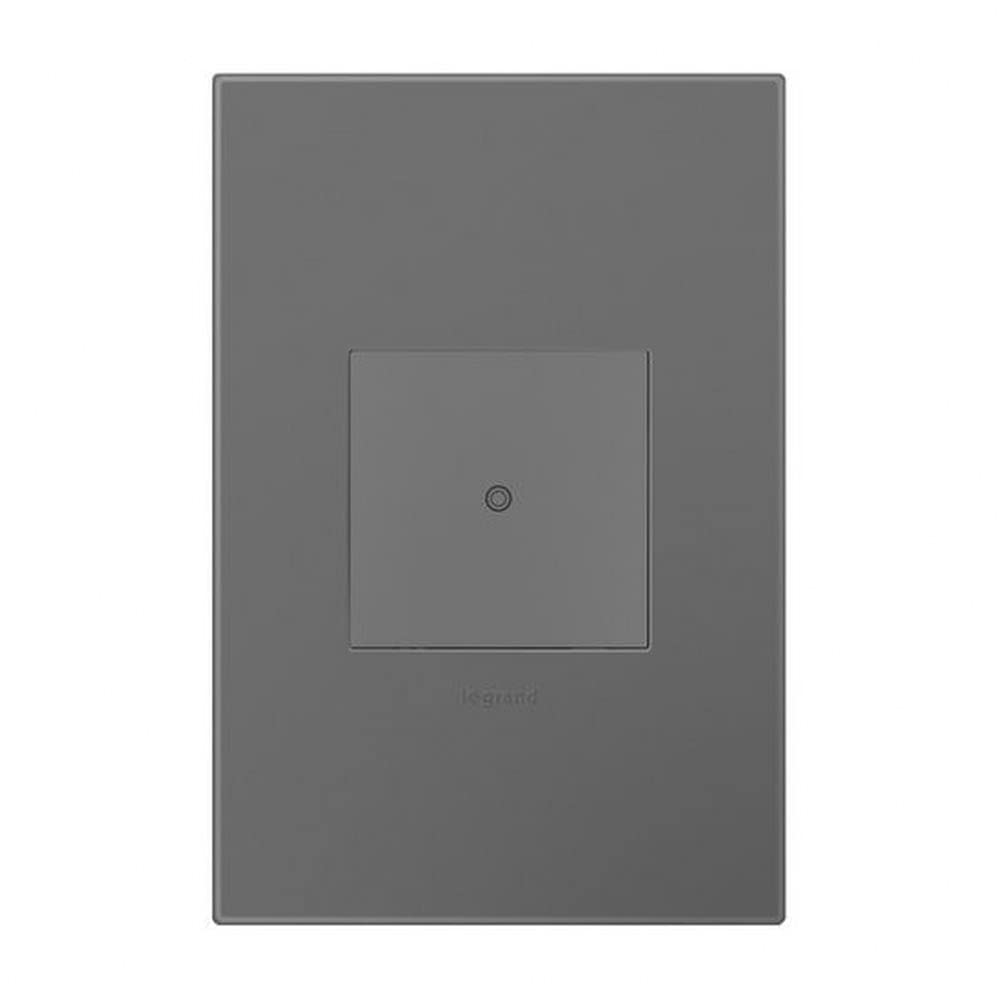 Legrand Adorne Smart WiFi Light Switch - 3-Way/4-Way Compatible, Magnesium Finish, Works with Netatmo & Alexa - Perfect for Smart Home Lighting Control in Bedroom, Living Room & Office
