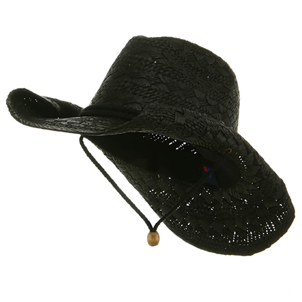 Stylish Ladies Toyo Straw Cowboy Hat for Women - Western Fashion Accessory for Outdoor, Rodeo, and Summer Events