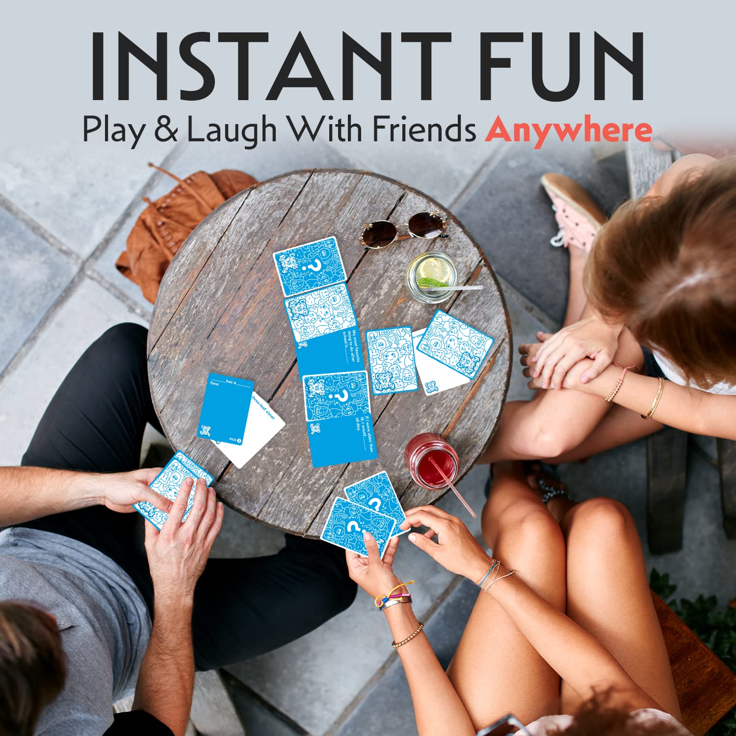 Cards Vs Reality Party Game for Kids & Families - Fun Fill-in-The-Blank Activity for Game Nights | Perfect Gift for Ages 6+