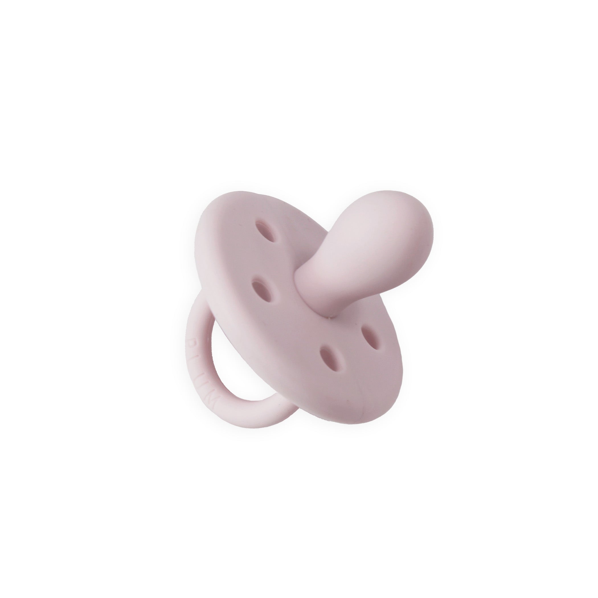 4-Pack Silicone Baby Soothers - Blush, Smokey Lilac, Dusty Berry & Salmon Pink Pacifiers for Newborns & Infants | Perfect for Daycare, Travel & Soothing Teething Pain