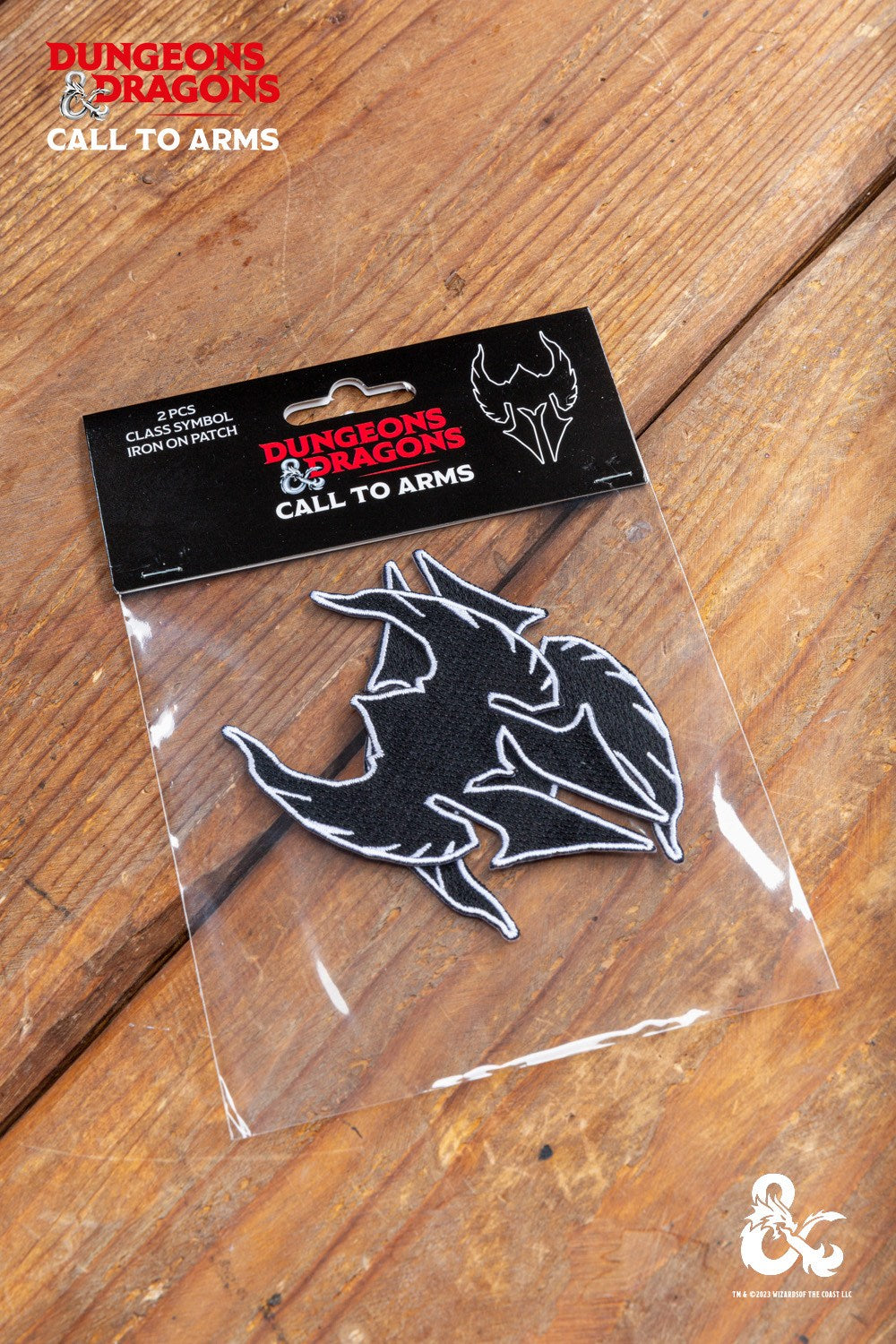 Dungeons & Dragons Class Symbol Patch Set - Paladin Embroidered Iron-On Badge for Cosplay, Costumes & Gaming Accessories | Perfect for D&D Fans, LARP & Fantasy Conventions