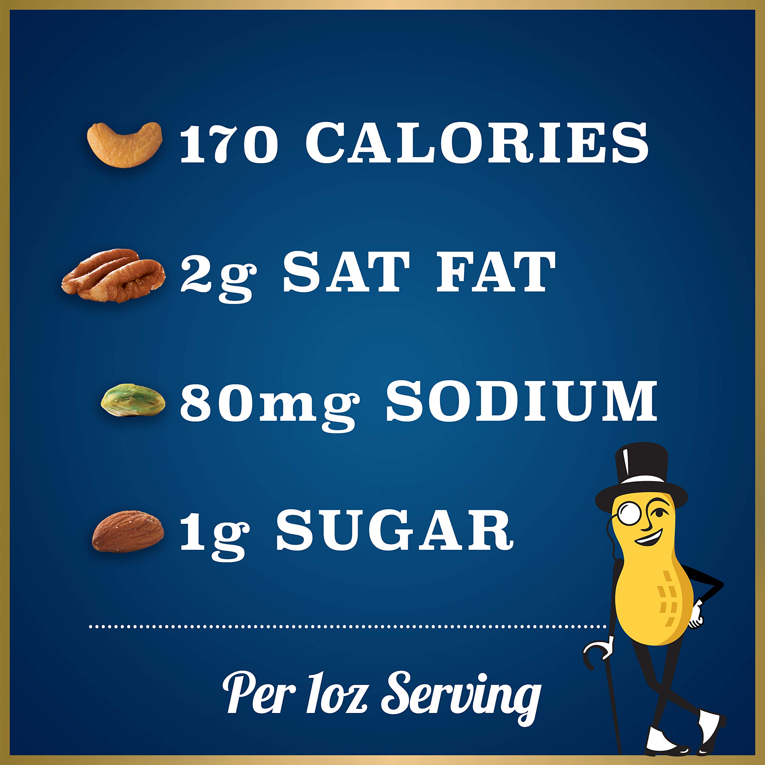 PLANTERS Salted Mixed Nuts & Deluxe Salted Mixed Nuts - Healthy Protein Snacks for Parties, Office, Travel & Gifts | Plant-Based, Gluten-Free, Keto-Friendly