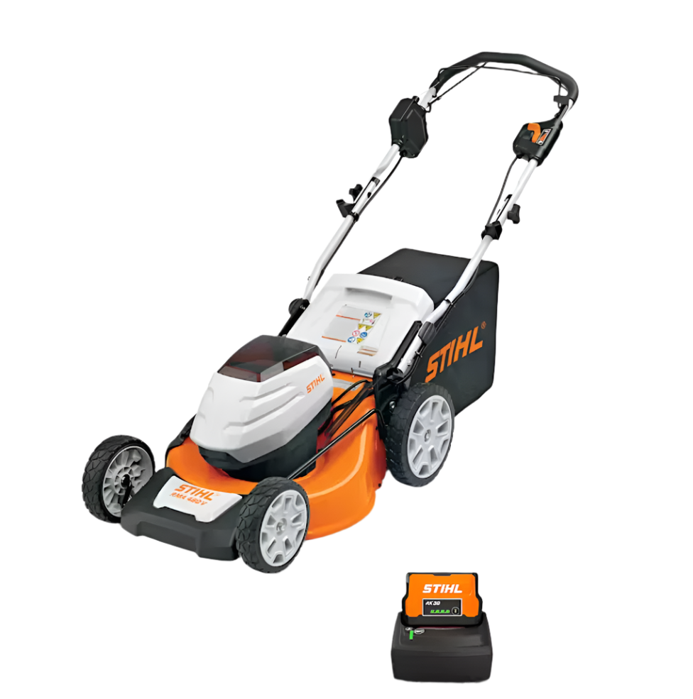 STIHL RMA 460 V 21-Inch Cordless Battery Powered Self-Propelled Lawn Mower - Perfect for Medium to Large Yards, Quiet Operation for Residential Areas