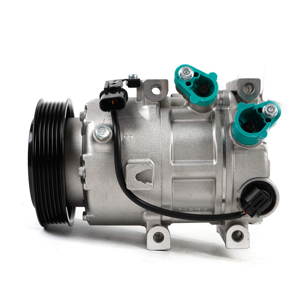 TBVECHI AC Compressor with Clutch - Compatible with Hyundai Sonata 2011-2014 & Kia Optima 2011 L4 2.0L 2.4L | 178317 | Perfect for AC Repair & Summer Cooling