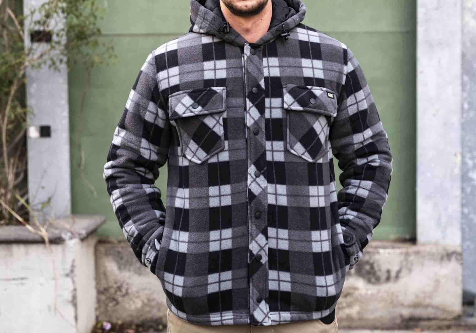 Caterpillar Men's Comfortable Active Work Warm Jacket - Durable Winter Workwear for Outdoor Construction & Heavy Duty Jobs