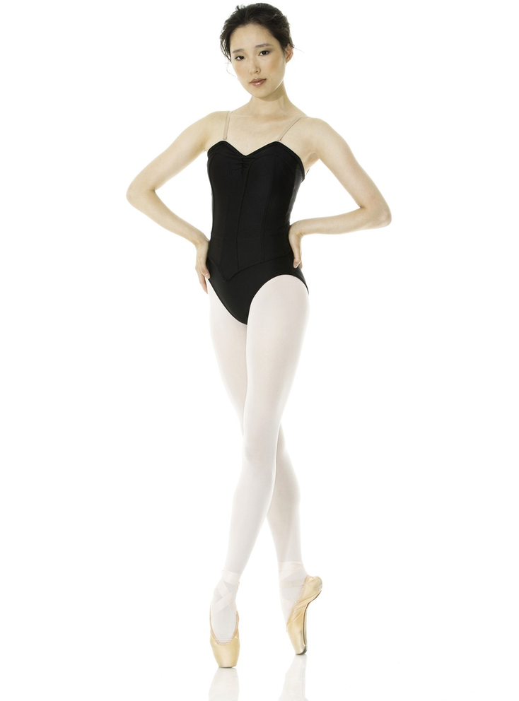Mondor Women's Dance Bodice Leotard - Stretch Ballet Gymnastics Costume for Performances & Practice