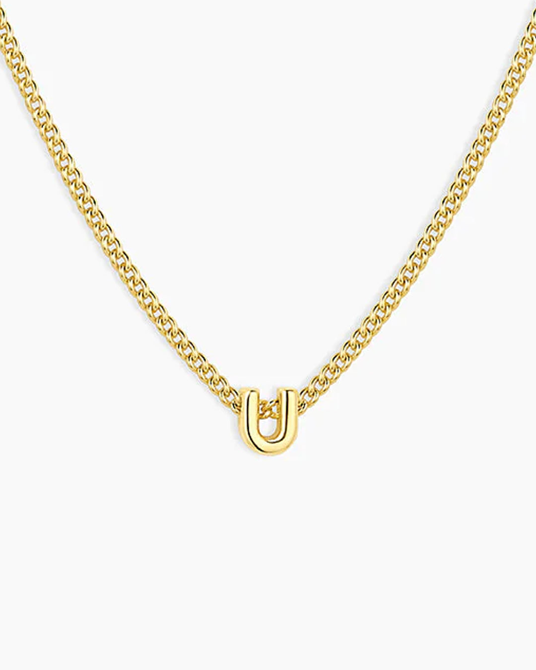 Wilder Mini Alphabet Necklace - Personalized Initial Pendant Jewelry for Women | Perfect Gift for Birthday, Anniversary & Everyday Wear