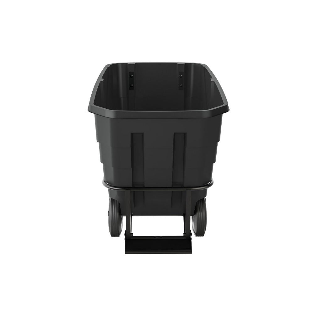 1/2 Cubic Yard Heavy Duty Tilt Truck - Black Utility Cart for Construction, Landscaping & Warehouse Use