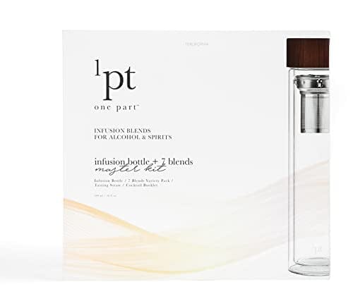 Premium Cocktail Infusion Master Kit - 9-Piece Home Bar Set with Glass Infusion Bottle & Flavor Variety Pack | Perfect for Craft Cocktails, Mixology Gifts & Home Bartending