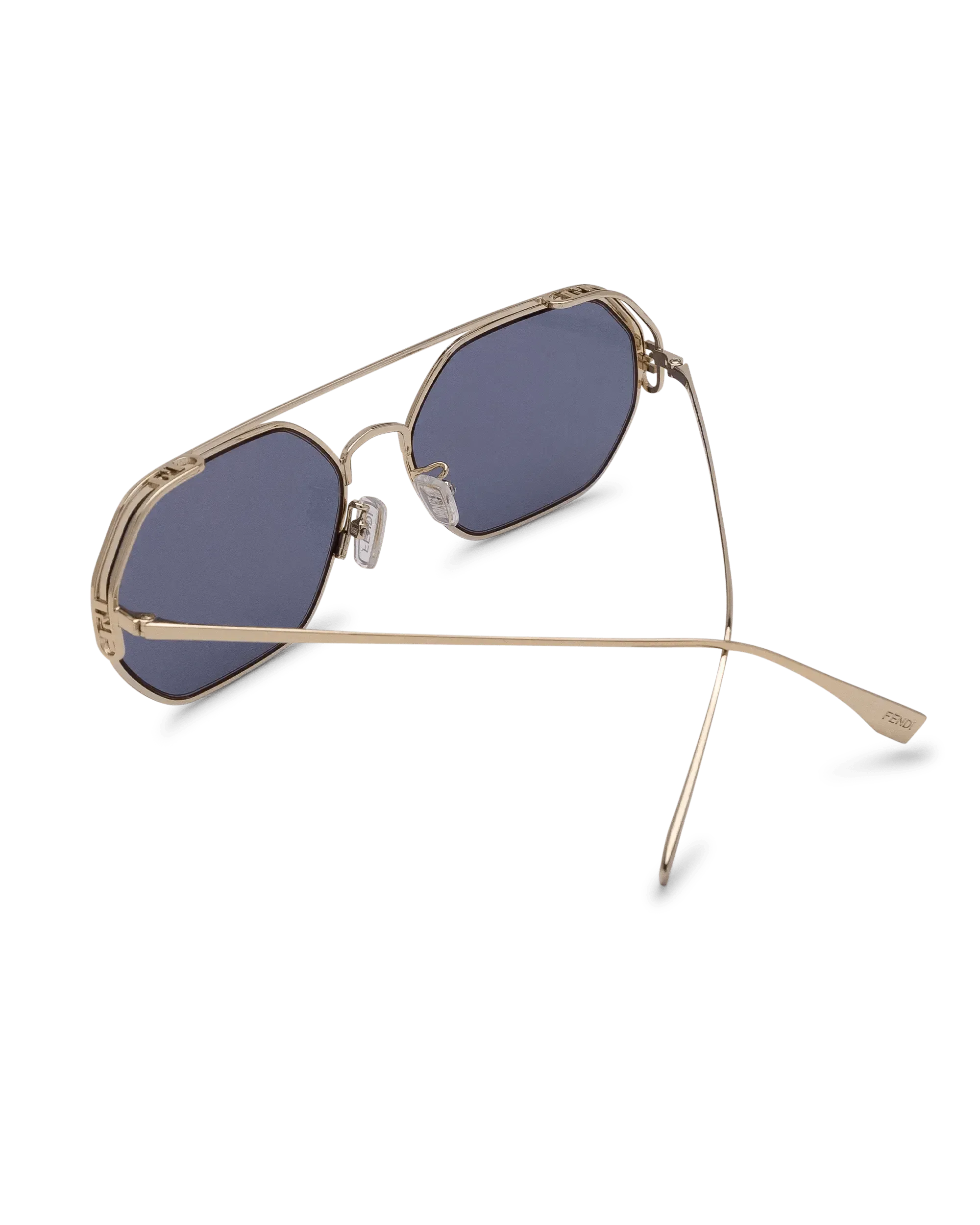 Blue Lens O’Lock Hexagonal Sunglasses - Polarized UV Protection for Men & Women - Trendy Retro Style for Outdoor, Driving, Beach & Fashion