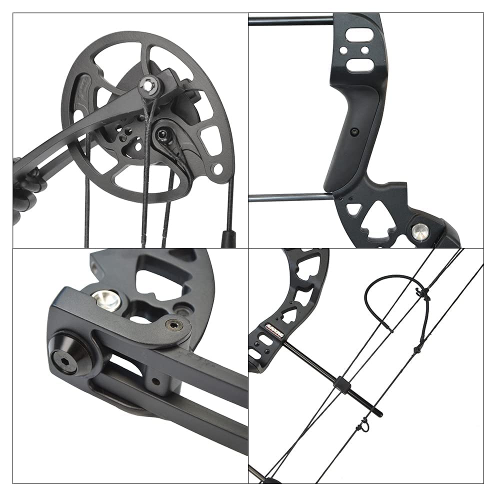 Compound Bow Set for Hunting & Target Practice - Right/Left Hand Archery Bow 30-55 Lbs Draw Weight, IBO 310 FPS | Perfect for Adults & Beginners | Includes Hunting Accessories for Outdoor Sports