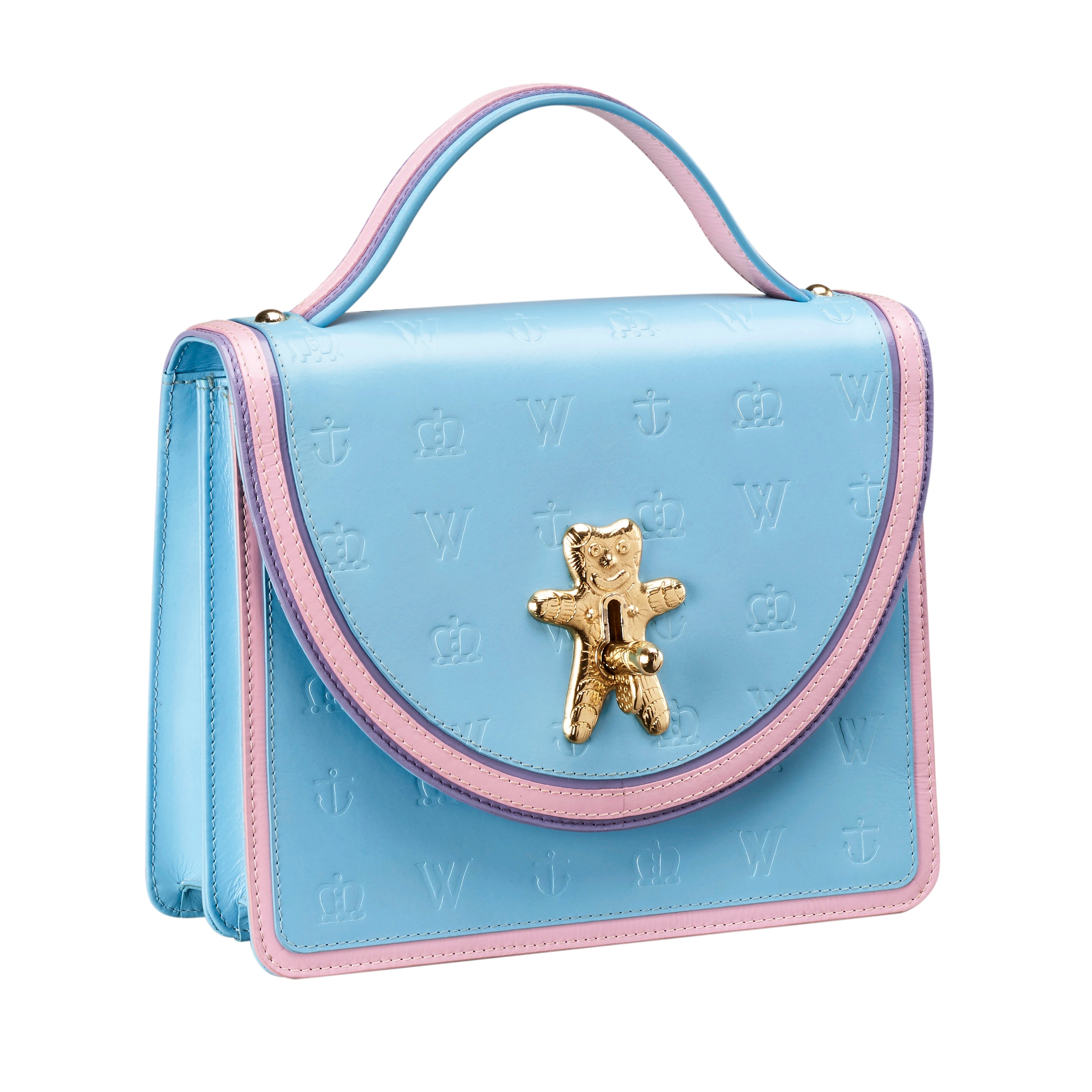 Grayson Perry x Osprey London Blue Handbag for Women - Stylish Designer Tote Bag for Work, Travel & Everyday Use