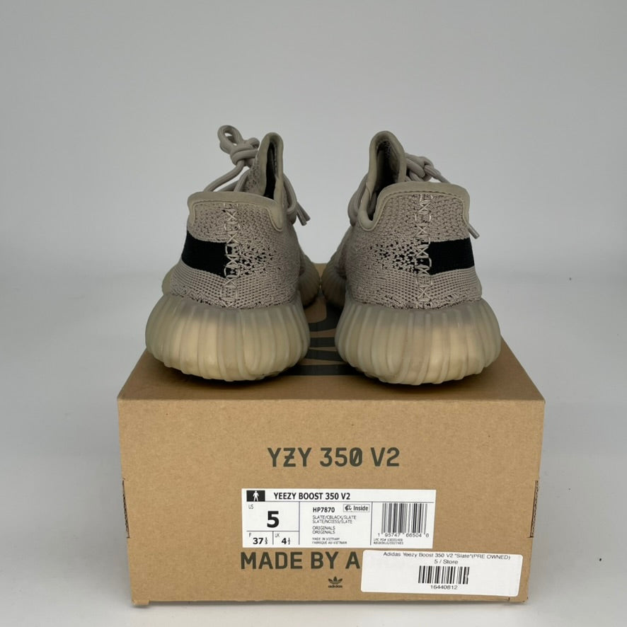 Adidas Yeezy Boost 350 V2 Slate - Women's Size 5/6.5W (HP7870) | Comfortable Running & Lifestyle Sneakers for Casual Wear, Gym & Street Fashion