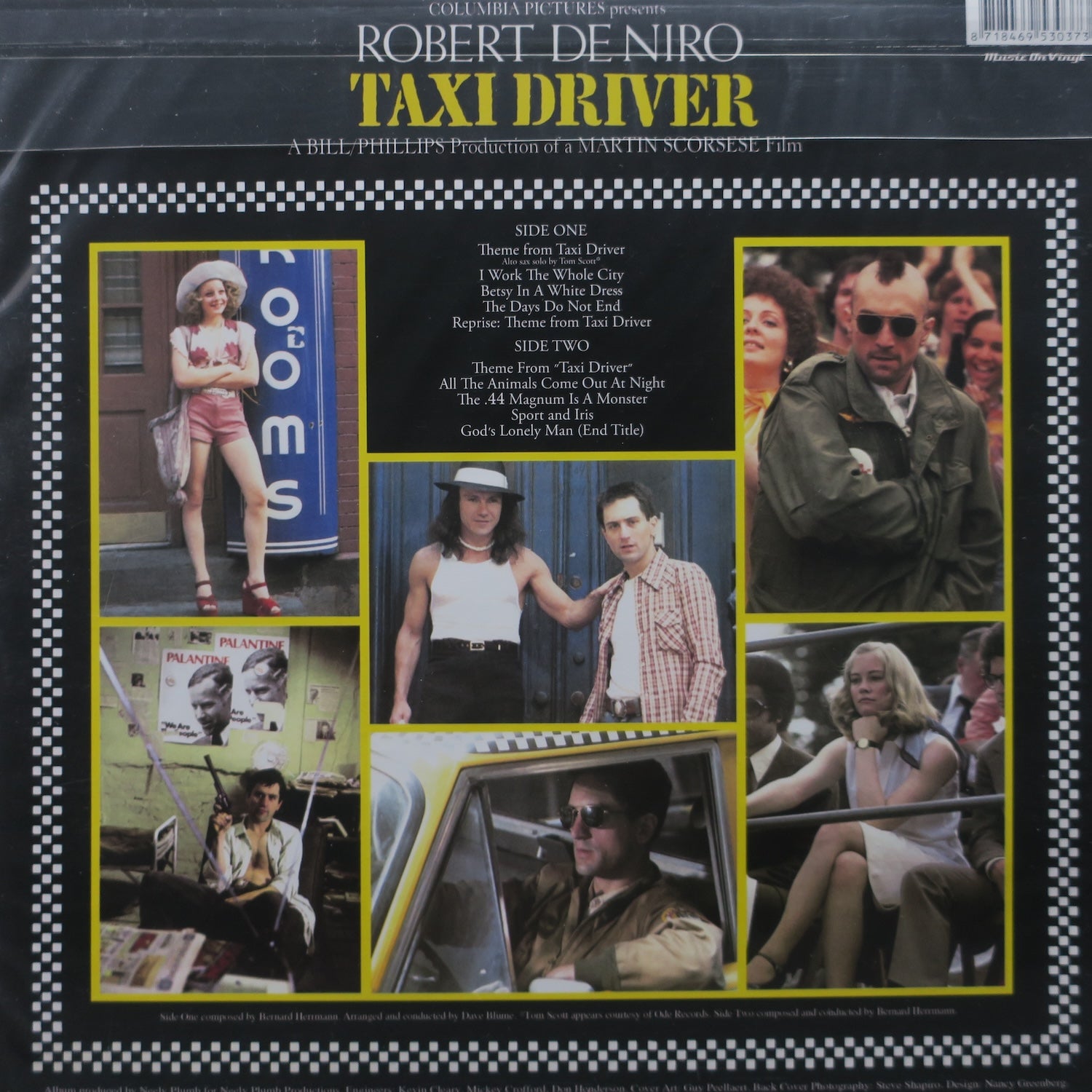 TAXI DRIVER Original Motion Picture Soundtrack 180 Gram Vinyl LP Record - Perfect for Movie Lovers & Vinyl Collectors, Great Gift for Film Enthusiasts