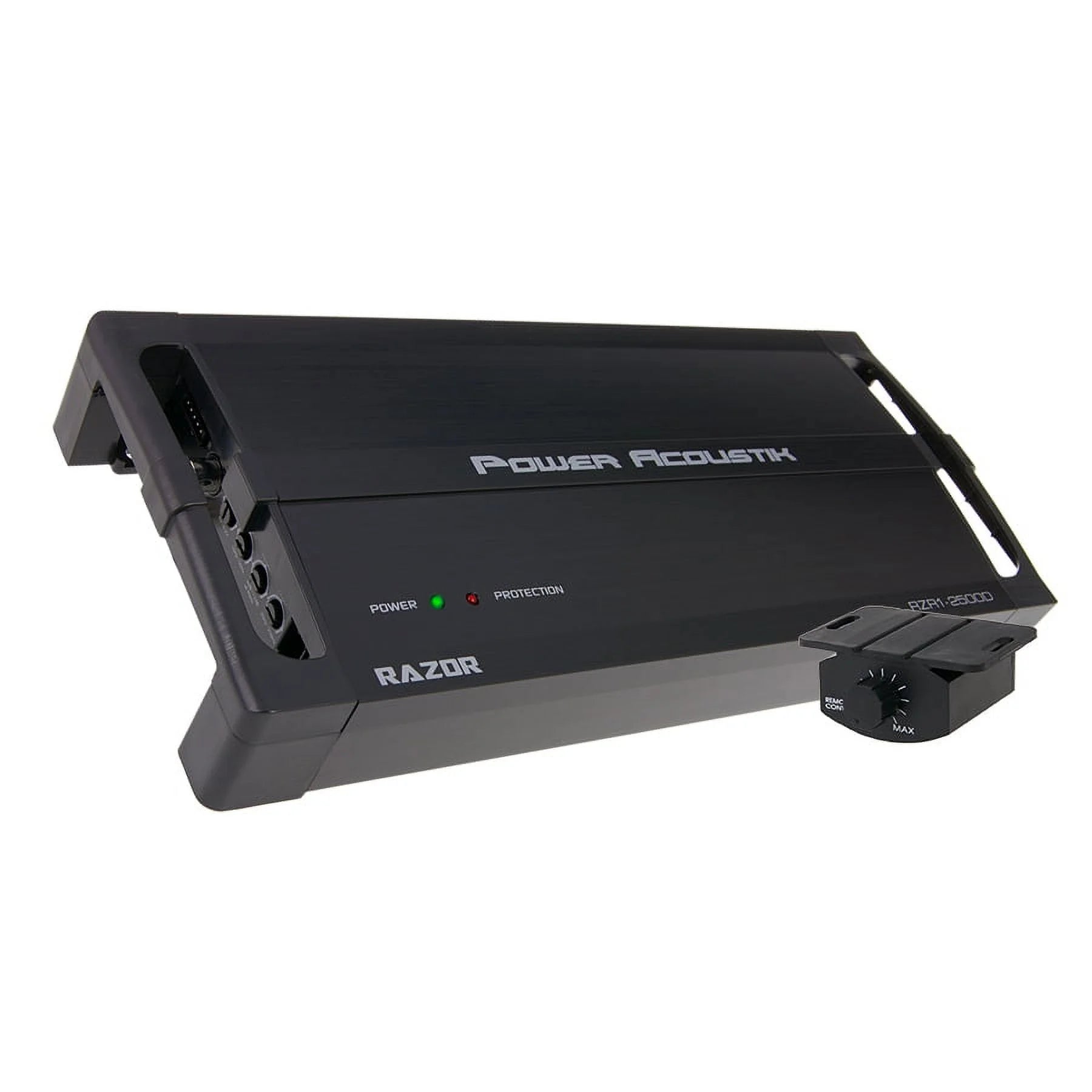 RZR1 2500D 1-Channel Car Amplifier - 2500W Max Power, 2 Ohm Stable, High-Performance Subwoofer Amp for Deep Bass - Perfect for Car Audio Systems & Bass Enthusiasts