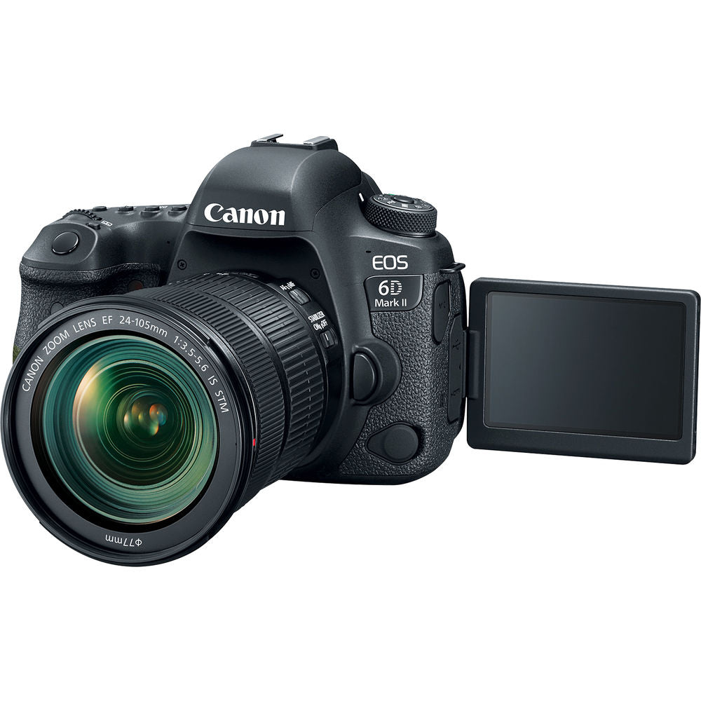 Canon EOS 6D Mark II DSLR Camera with 24-105mm f/3.5-5.6 Lens - Professional Full Frame Digital Camera for Photography, Videography & Travel - Perfect for Portraits, Landscapes & Vlogging