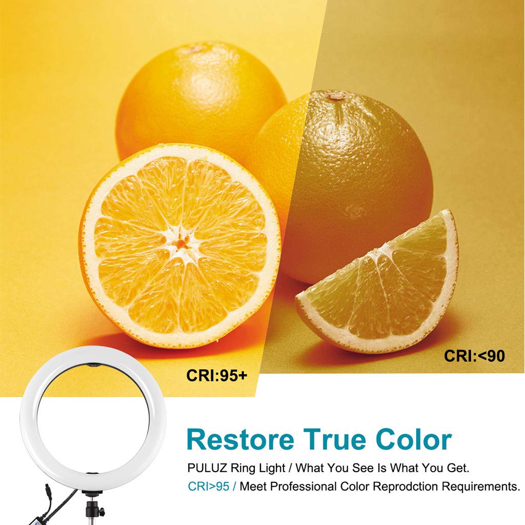 FARUTA 10.2 Inch Dimmable LED Ring Light with Tripod Stand & Dual Phone Holders - Perfect for Selfies, Vlogging, Live Streaming, YouTube Videos, TikTok Content Creation, Makeup Application and Professional Photography Lighting