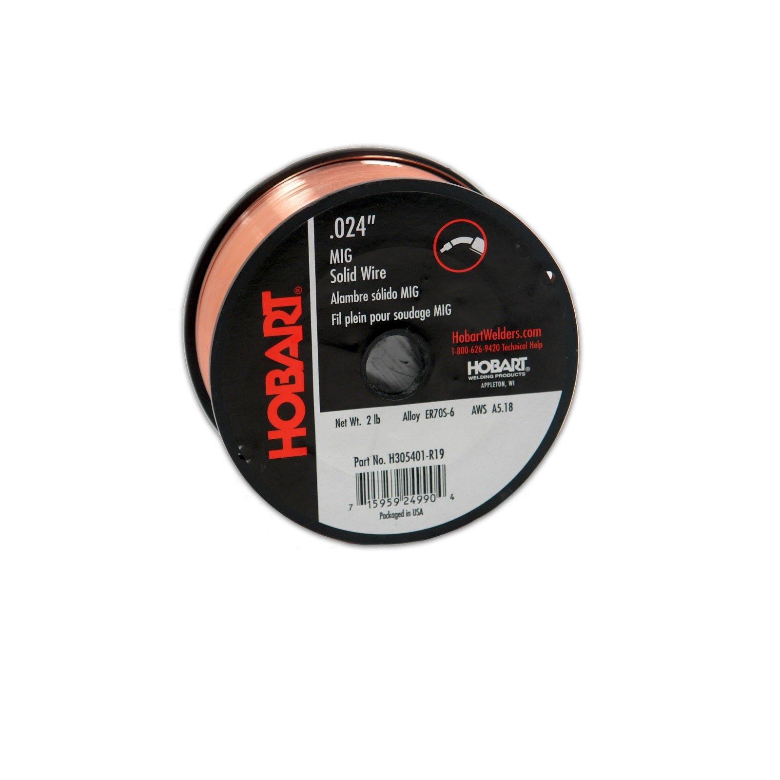 Premium Hobart ER 70S6 MIG Welding Wire .024