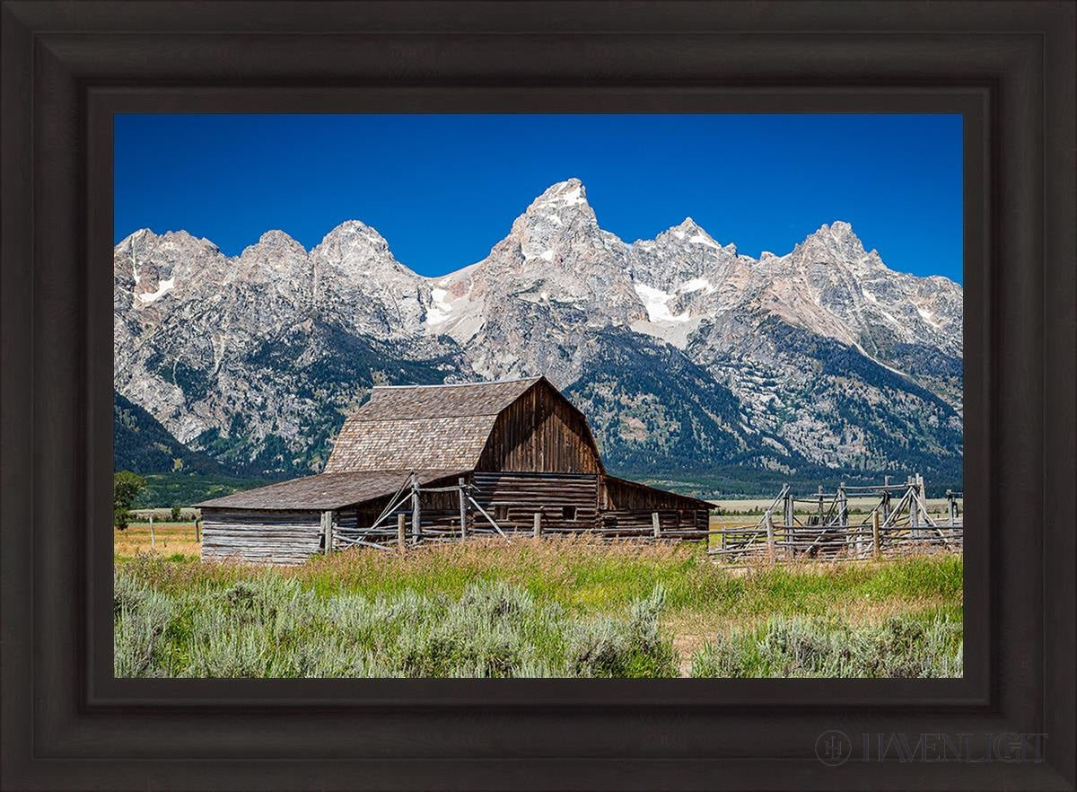 Stunning Moulton Barn Landscape Photo - Iconic Wyoming Landmark Near Grand Teton National Park | Perfect for Wall Art, Home Decor & Travel Inspiration