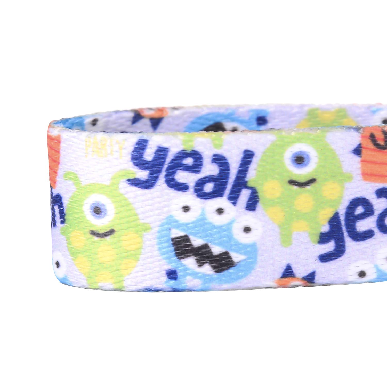 Best Adjustable Large Dog Collar - Durable Soft & Heavy Duty with Cute Monster Design - Comfortable Pet Collar for Puppies, Adults, Boys & Girls - Perfect for Outdoor Walks, Indoor Training & Daily Use
