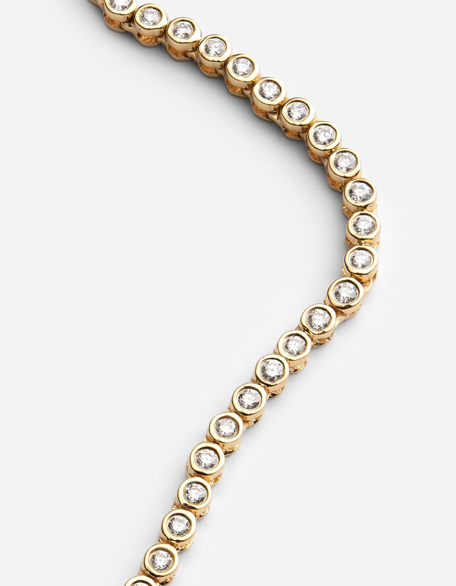 14K Gold Pavé Century Round Choker Necklace - Elegant Minimalist Jewelry for Women - Perfect for Weddings, Date Nights & Special Occasions