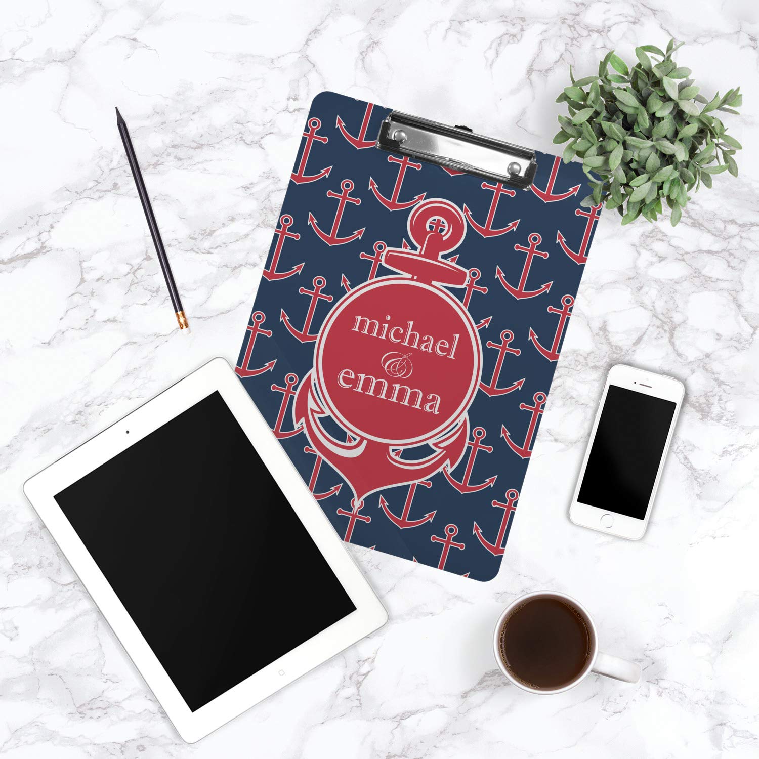 Personalized All Anchors Clipboard - Legal Size (8.5x14 Inches) - Premium Office & School Supplies for Lawyers, Teachers & Students - Perfect for Document Organization, Presentations & Note Taking