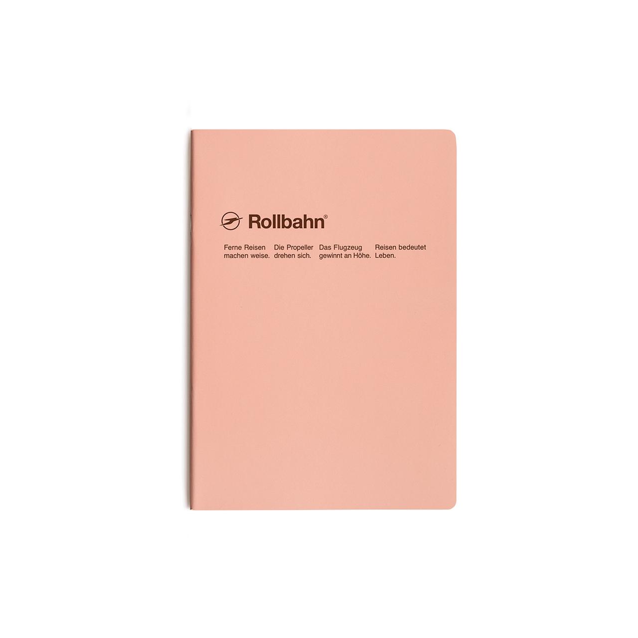Rollbahn Slim A5 Notebook - Dotted Grid Planner with Elastic Closure, 160 Pages for Journaling, Note Taking & Daily Planning - Perfect for Students, Office & Travel Organization