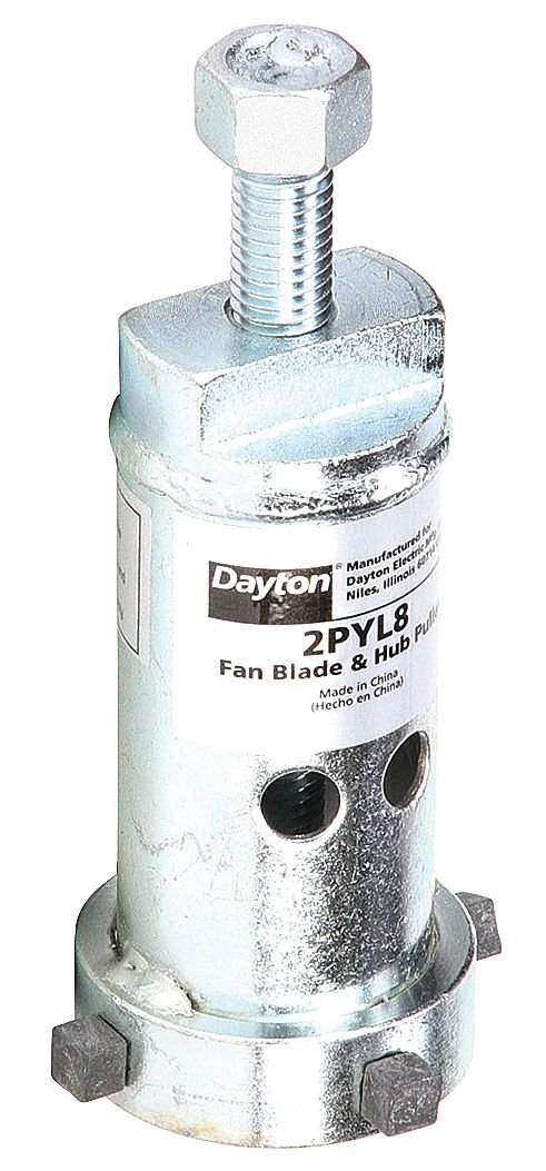 Dayton 2PYL8 Hub Puller for Fan and Wheel Removal - Heavy Duty Automotive Tool for Mechanics & DIY Car Repairs