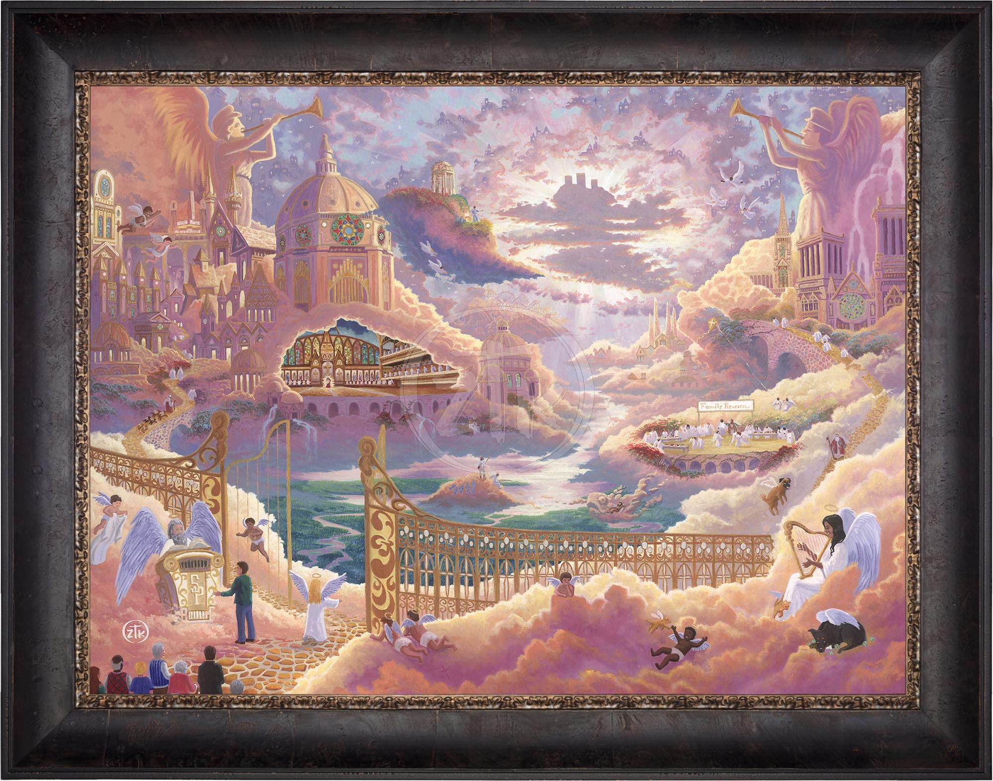 Heaven Limited Edition Canvas Wall Art - Handmade Premium Canvas Print for Home & Office Decor - Perfect for Living Room, Bedroom, and Office Wall Decor