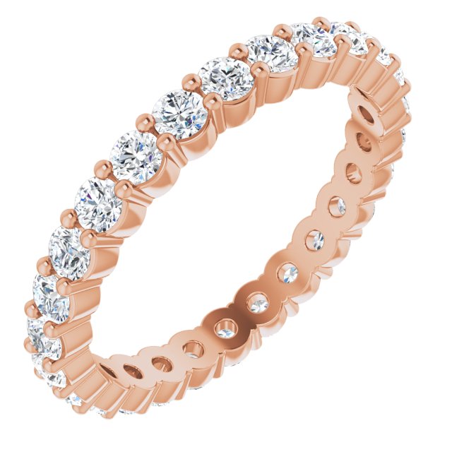 0.81 Carat Round Diamond Petite Eternity Band - Perfect for Weddings, Anniversaries & Everyday Elegance