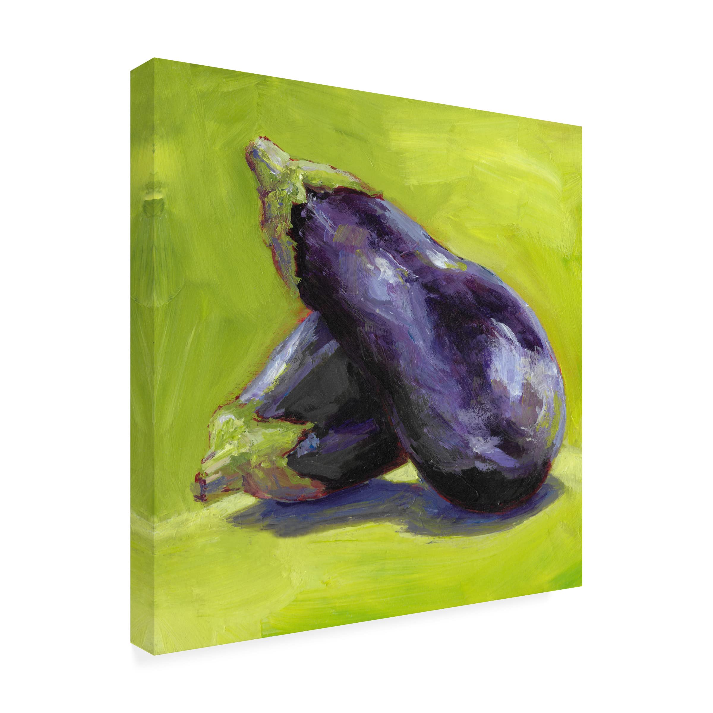 Trademark Fine Art 'Aubergine' Canvas Painting by Carol Young - Elegant Home Decor for Living Room, Bedroom & Office