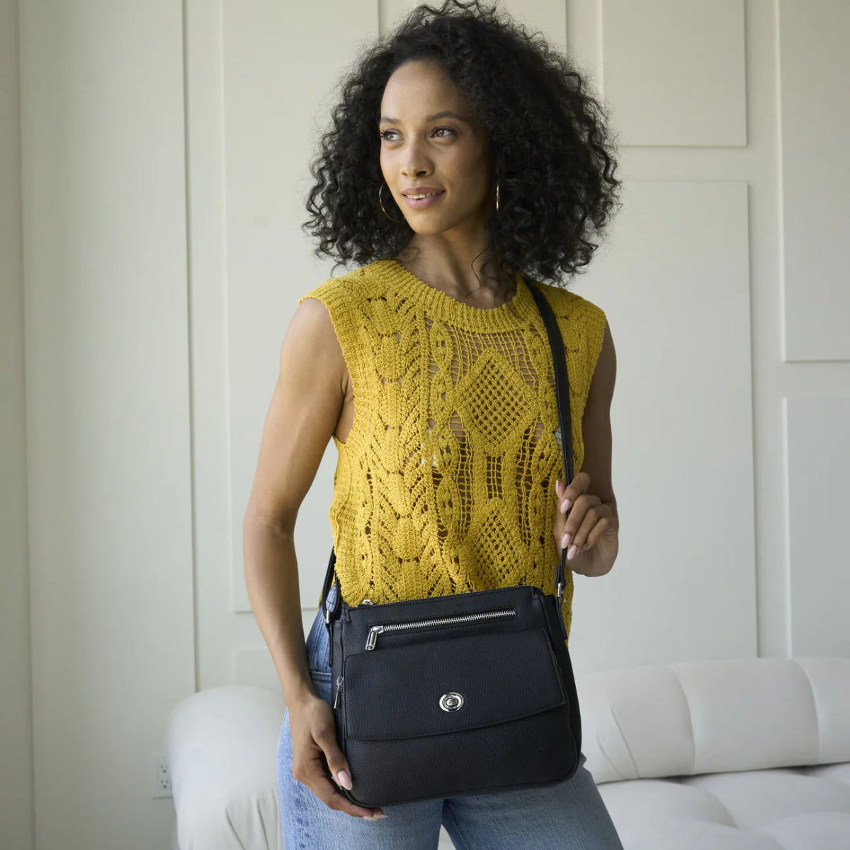 Erica Crossbody Bag for Women - Stylish & Lightweight Shoulder Purse - Perfect for Travel, Shopping, and Everyday Use