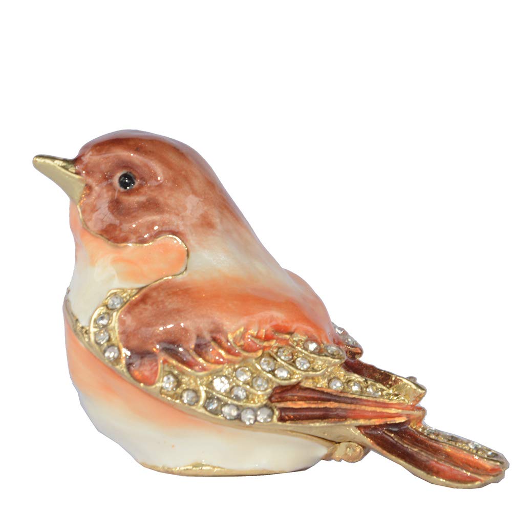 Bird Jewelry Box - Handmade Trinket Holder for Necklaces & Gifts