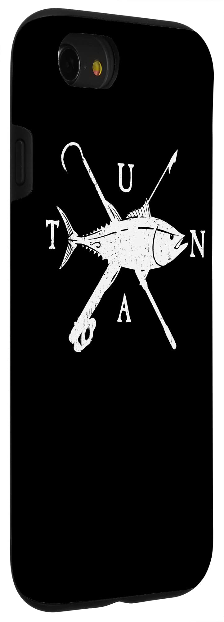 iPhone SE (2020) / 7 / 8 Tuna Fishing Logo Harpoon and Gaff Fishermen Case - Durable Protective Phone Cover for Anglers and Fishing Enthusiasts | Perfect for Deep Sea Fishing Trips and Outdoor Adventures