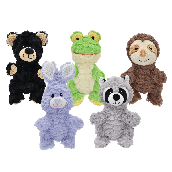 Multipet Wrinkleez Assorted Dog Toys - Fun Interactive Plush Toys for Small & Medium Dogs - Perfect for Playtime, Training & Cuddling
