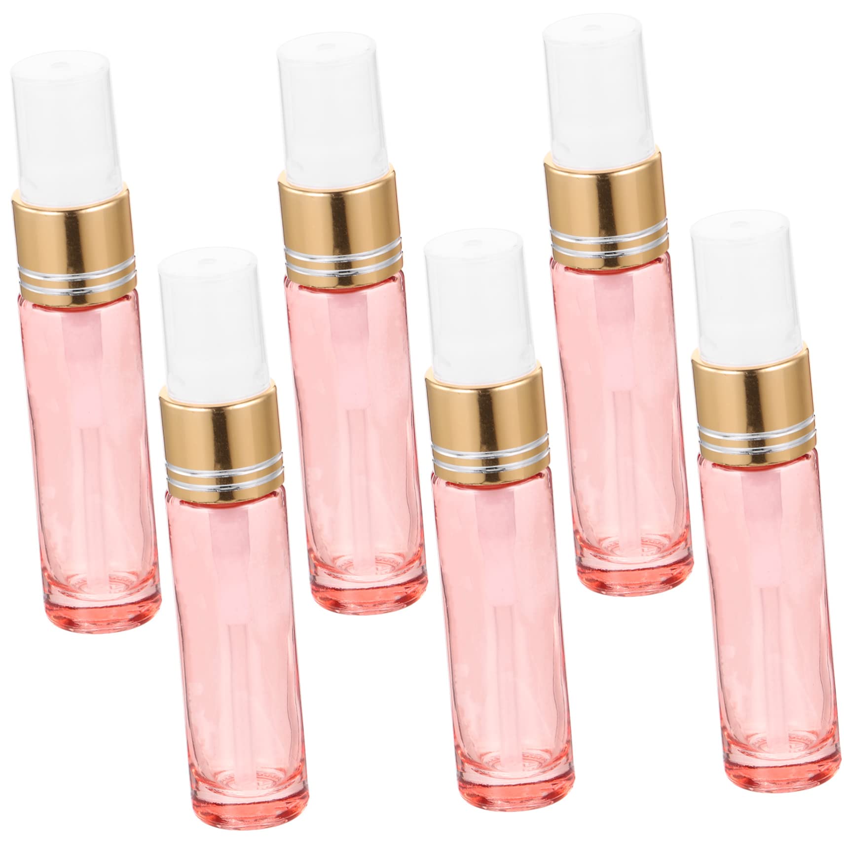 Beaupretty 6-Pack Glass Perfume Spray Bottles - Travel Size Essential Oil & Fragrance Refillable Bottles with Fine Mist Sprayer - Perfect for DIY Perfumes, Aromatherapy & On-The-Go Use