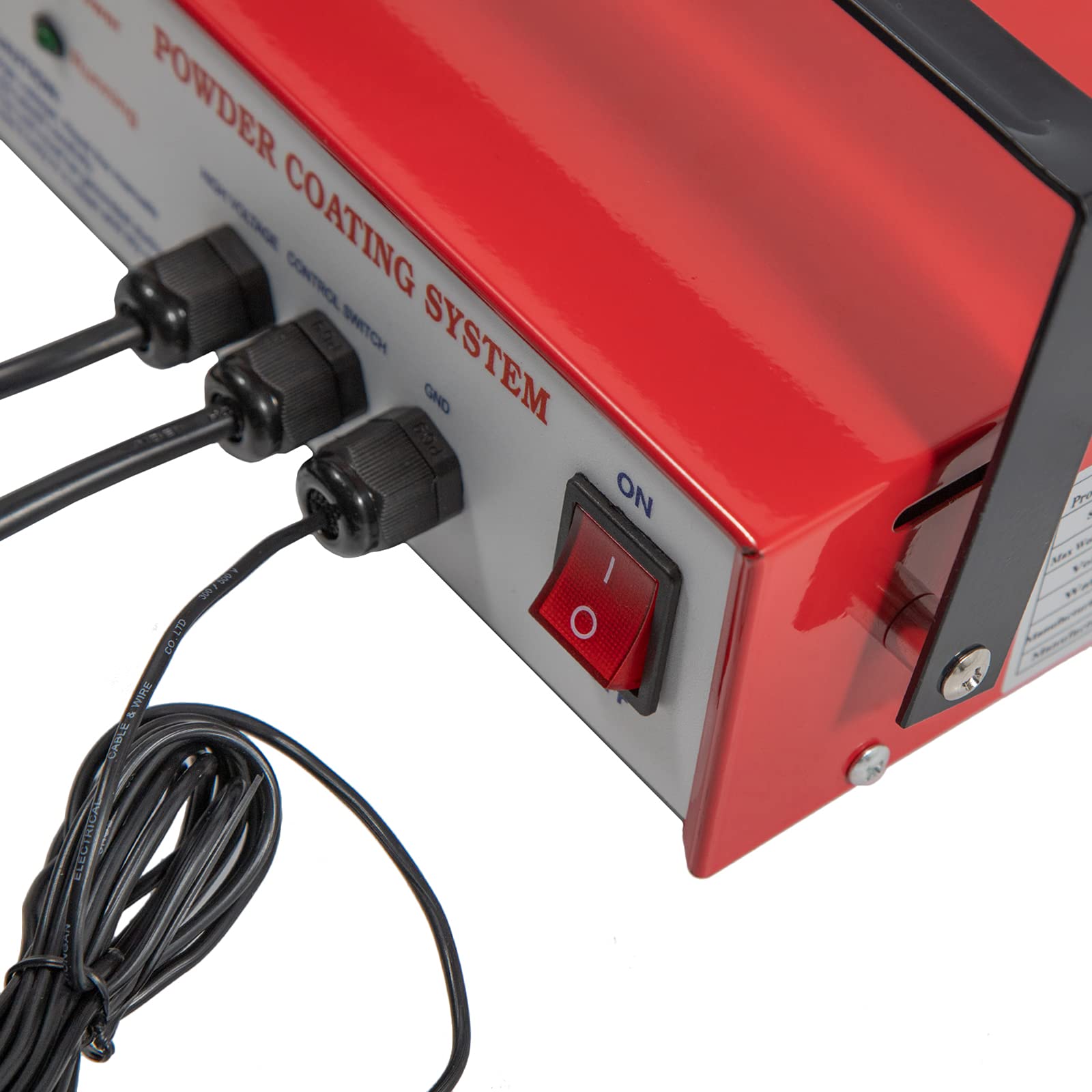 **Powder Coating Gun Kit PC03-2 - Electric Portable Powder Coating System with Foot Switch & 2 Plastic Bottles - DIY Automotive, Home, Garden Projects (Red-1) - Perfect for Metal Furniture, Bike Frames & DIY Crafts**