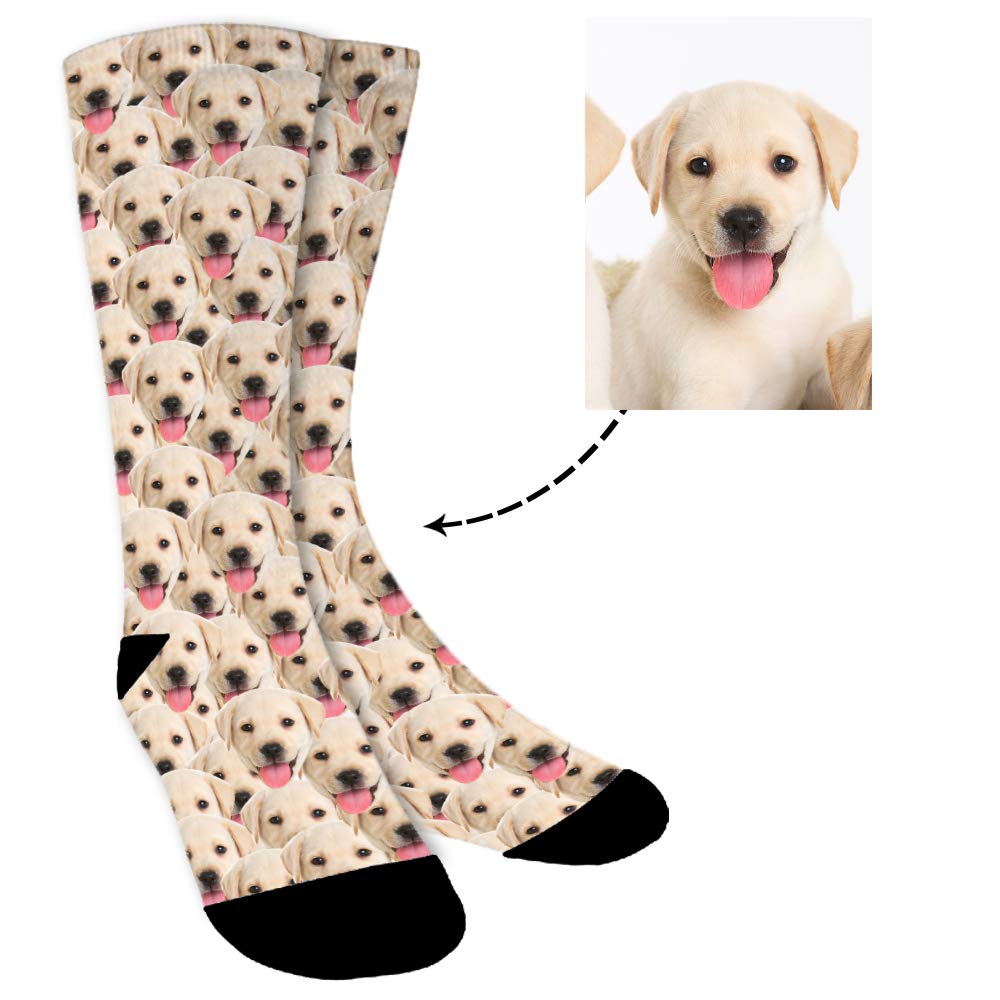 Custom Photo Socks - Personalized Face Socks for Men & Women | Upload Family Pictures | Unique Gift for Birthdays, Christmas & Couples - Fun Novelty Socks for Parties, Holidays & Special Occasions