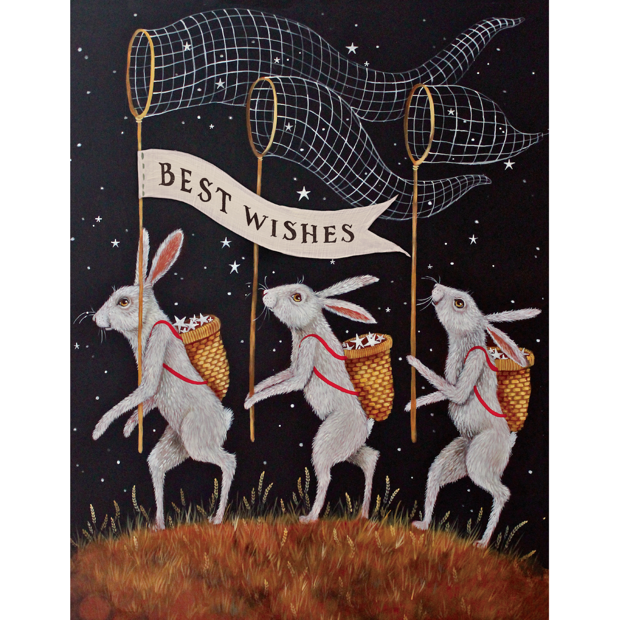Best Wishes Greeting Card - Elegant Blank Note Cards for Birthday, Anniversary, Thank You & Special Occasions - Perfect for Handwritten Messages & Gift Giving