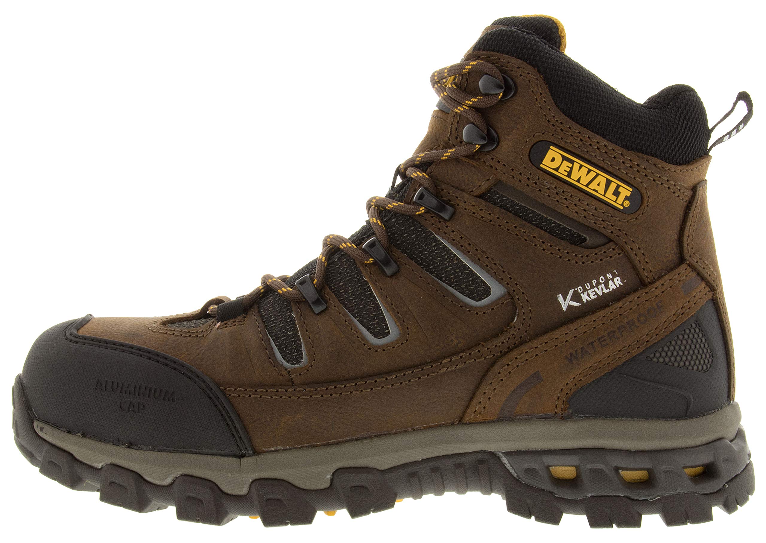 DEWALT Men's Argon AT Aluminum Safety Toe Waterproof Work Boots - Steel Toe Construction Boots for Electricians, Construction Workers & Industrial Safety - Slip Resistant, Comfortable & Durable for Outdoor Work