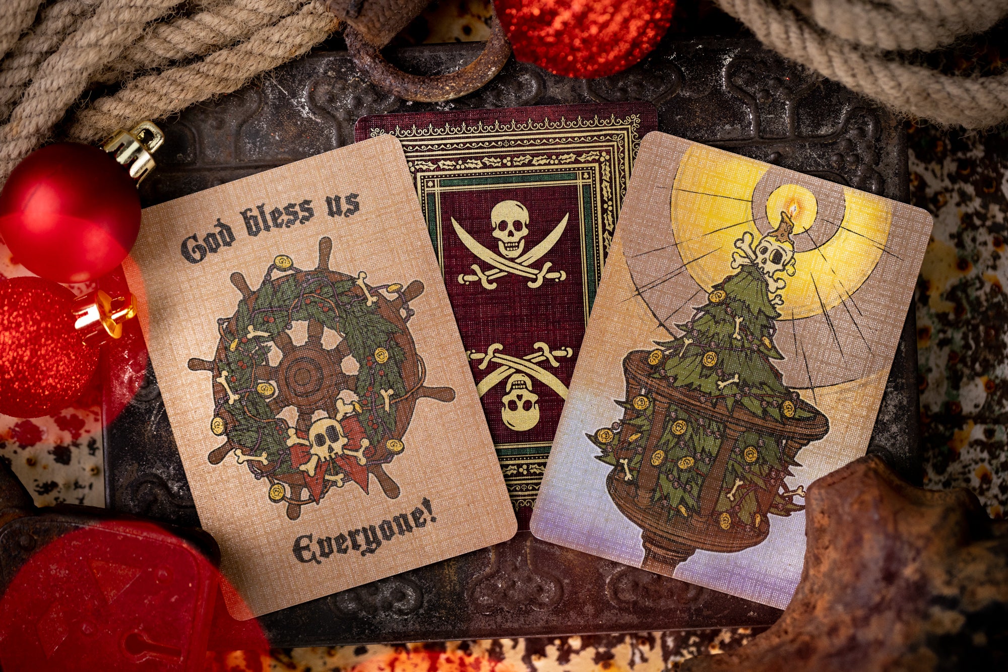Premium Pirate Carol Luxury Playing Cards - Elegant Deck for Poker, Magic Tricks & Collectors - Perfect for Game Nights, Gifts & Themed Parties