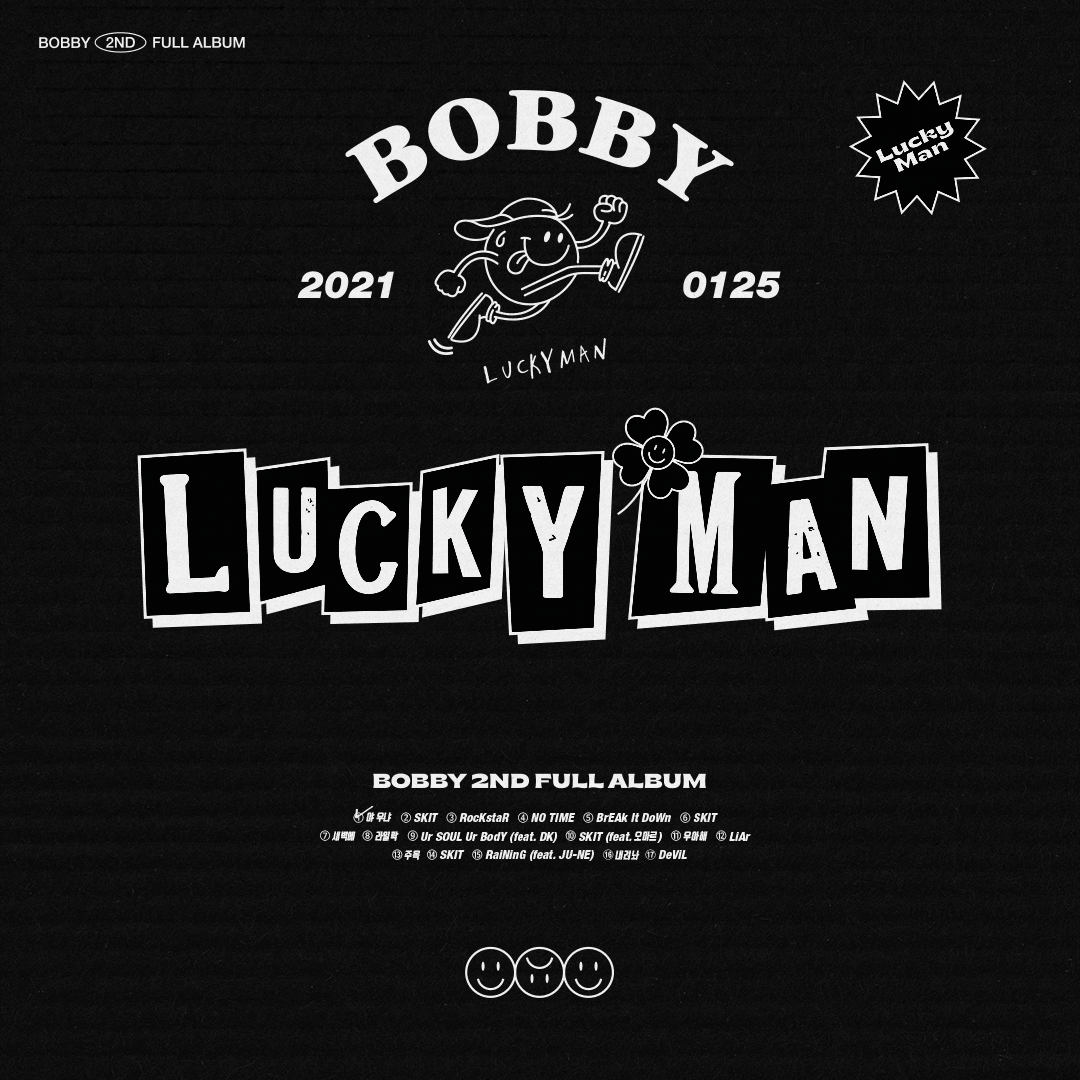 BOBBY (iKON) 2nd Album 'LUCKY MAN' - K-Pop Music CD | Official Release | Perfect for K-Pop Fans & Collectors | Great for Gifts, Parties & Music Enthusiasts