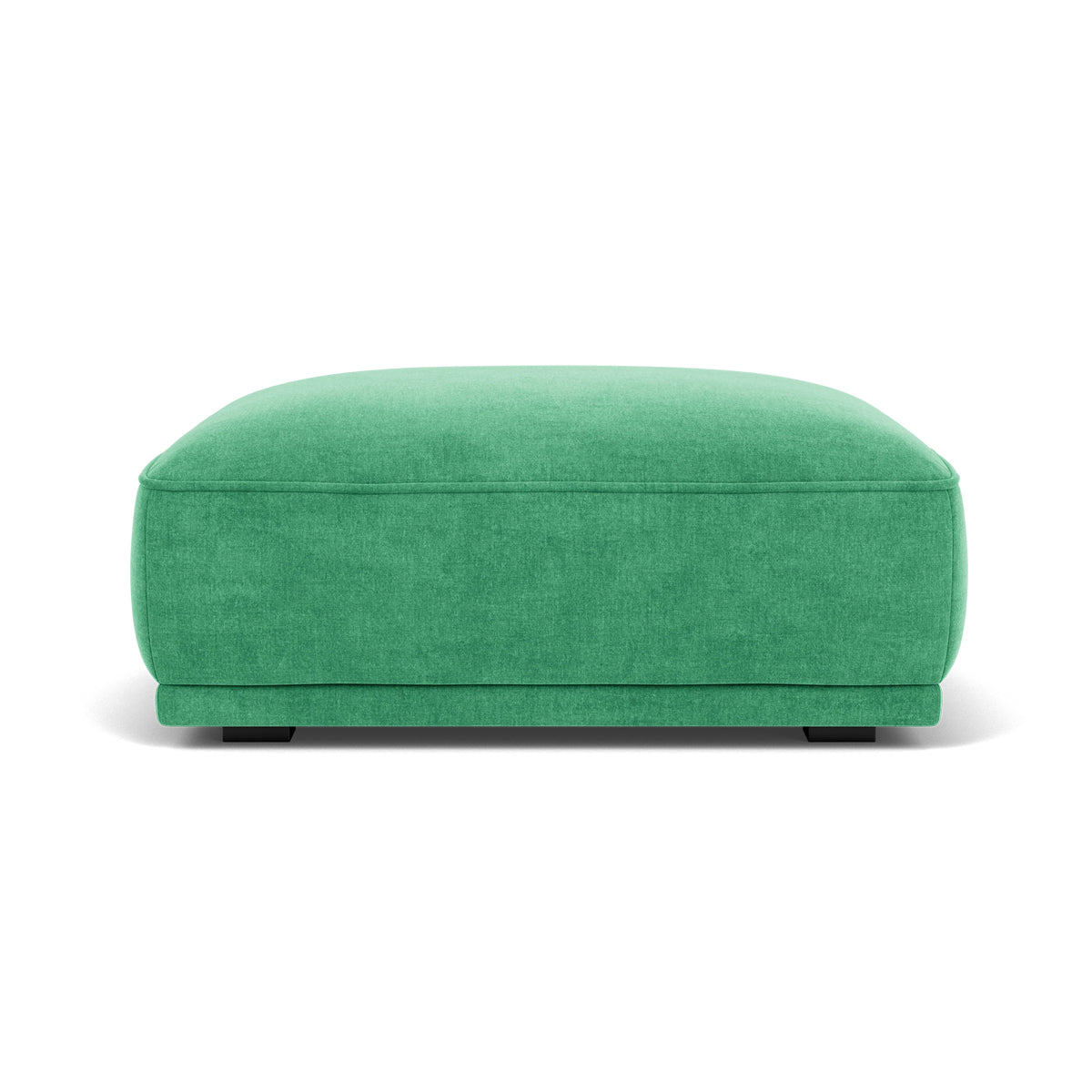 Leonora Fabric Storage Ottoman with Tufted Top - Stylish Footrest, Coffee Table & Extra Seating for Living Room, Bedroom & Dorm